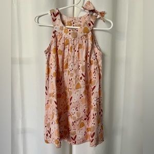 Floral print toddler dress